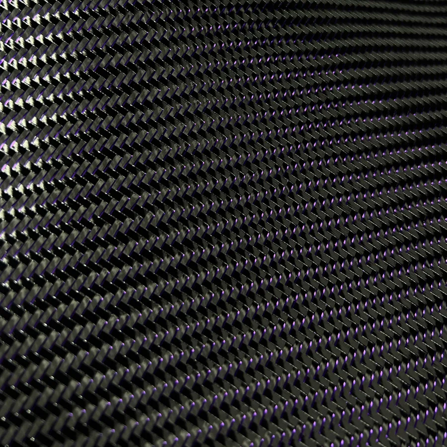Hot Selling 3K 200gsm Colored Carbon Fiber Fabric Twill Carbon Fiber Fabric Cloth