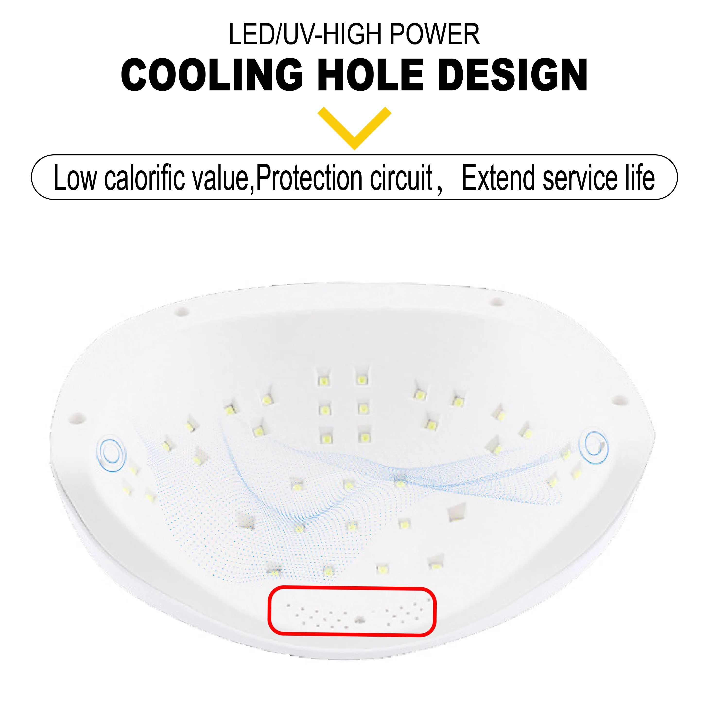 amazon hot selling nail lamp products uv gel polish manicure machine smart nail gel dryer