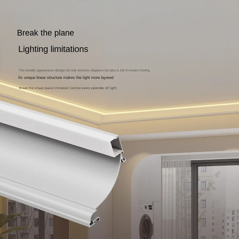 LED Aluminum Profile Kit for LED Strip Light Installation Ceiling wall washing lamp