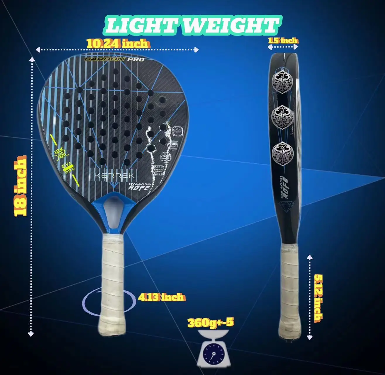 Factory Supply Factory Price Oem Customized Palas De Padel 3K 12K 18K Carbon Fiber Raquete Beach Tennis Rackets Padel Rackets