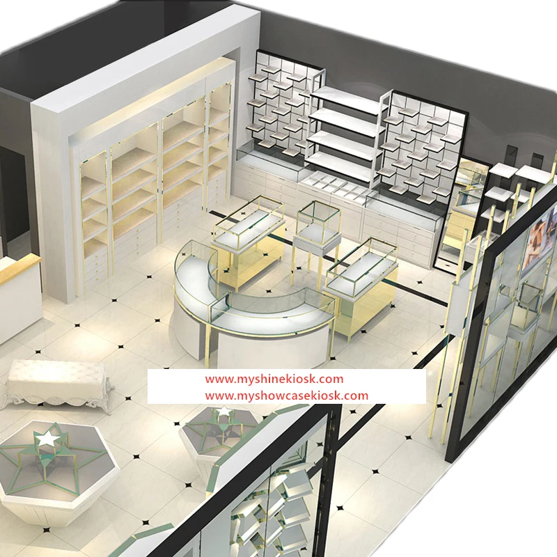 Лидер продаж, Красивые Украшения, стеклянный дисплей, витрина, выставочная мебель для ювелирных изделий