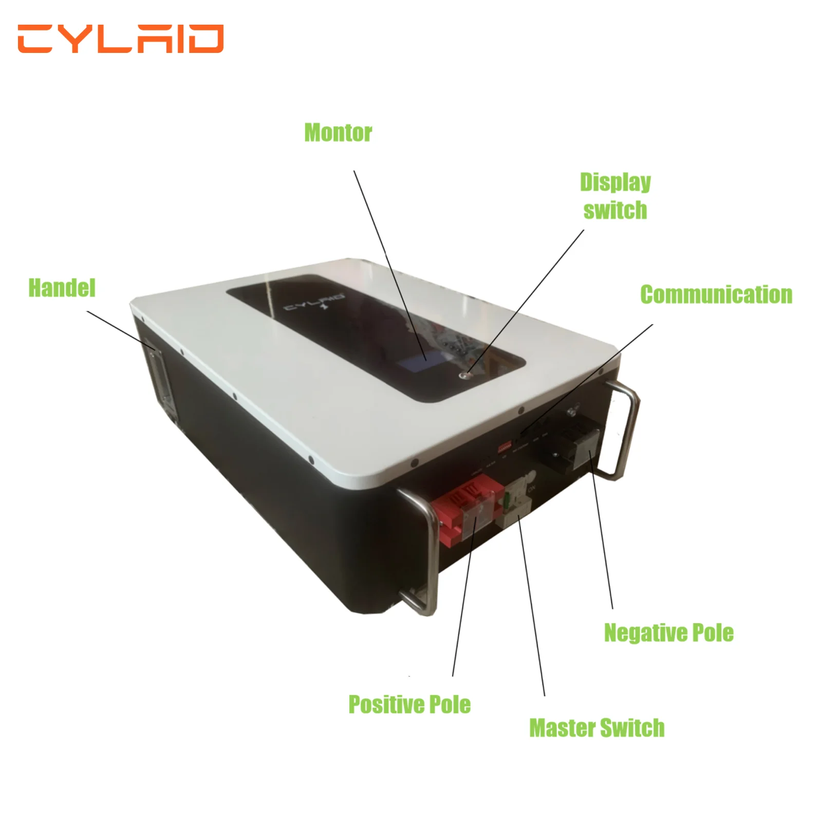 Cylaid 48V 100Ah 200Ah Power Wall Bank Lithium Ion UPS Pack Home Energy Storage 5KW 10KW Solar Power System 48V Lifepo4 Battery
