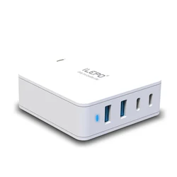 100W GaN Charger W-065 Phone Charger Fast Charging QC4.0 3.0 Type C Usb C PD 100W Gan Charger For MacBook Pro Air For iPad