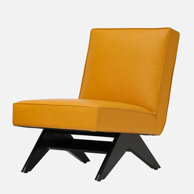 Wholesale Dealer of Living Room Armless Upholstered Easy Chair For Living Room Tufted Fabric Single Chair
