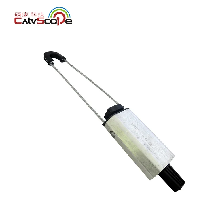 CATVSCOPE PA-1500 FTTH Figure 8 Fiber Optical Cable Low Voltage ABC ADSS Self Adjusted Aerial Anchor Tension Clamp