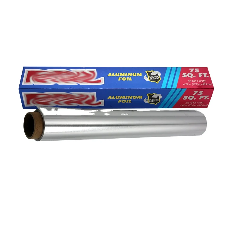 Recyclable Soft Easy Shape Food Grade Baking foil paper Aluminium Tin Foil roll price