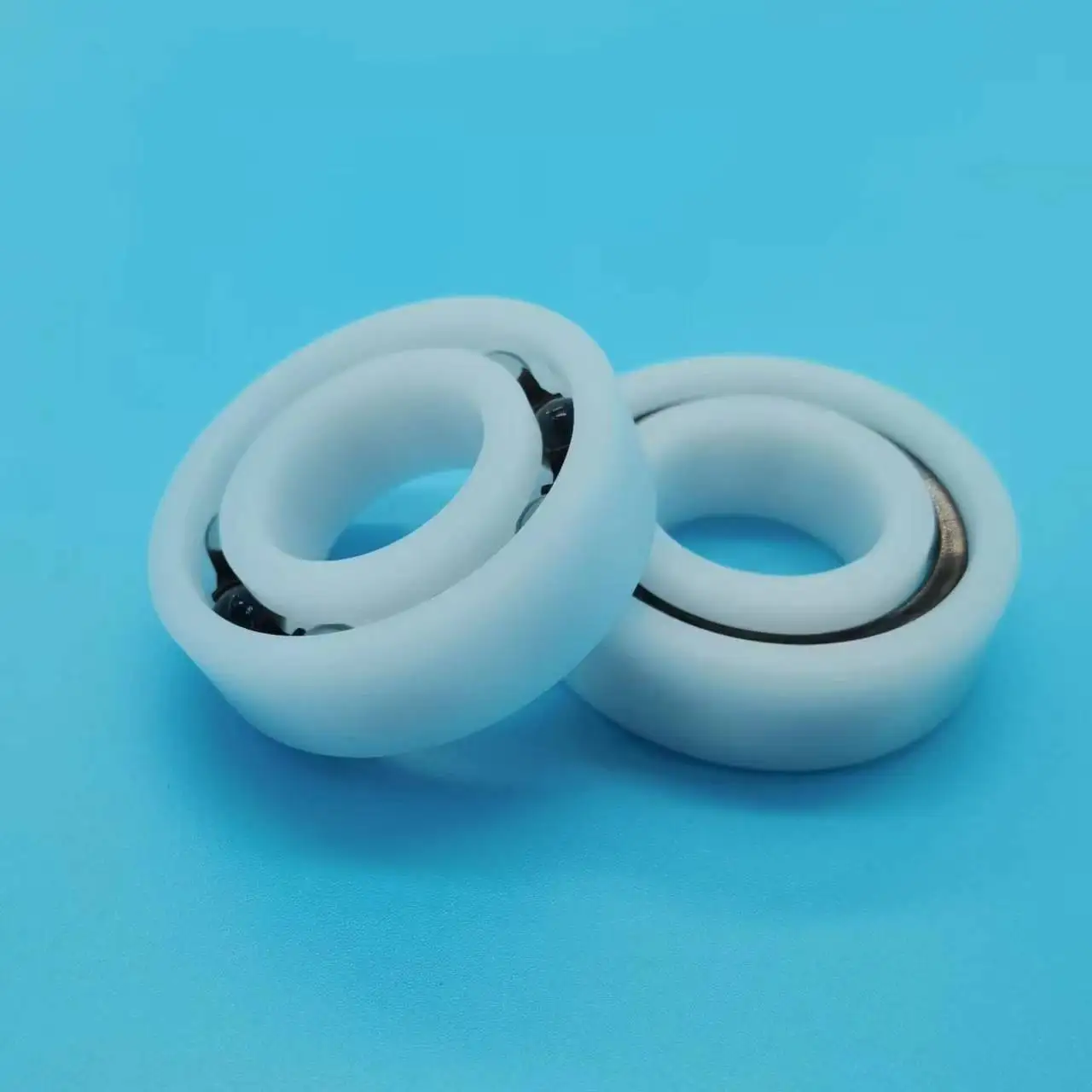 6004 Plastic Ring Ball Bearing No Grease Clean Corrosion Resistance NOT Rusted Bearing