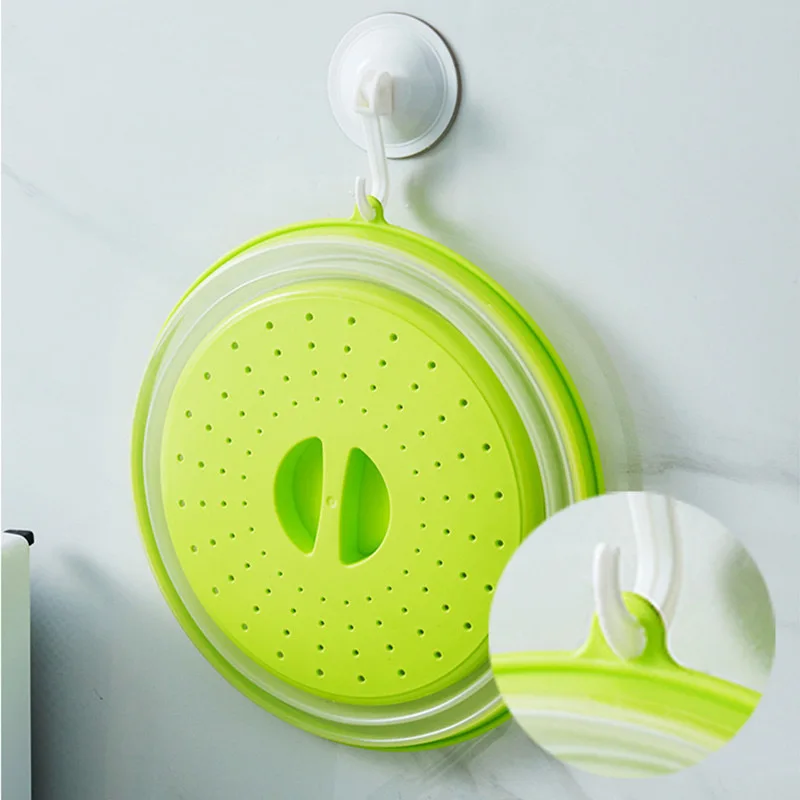 2024 new Premium Splatter Guard Food Plate Pp Plastic Lid Collapsible Microwave Cover