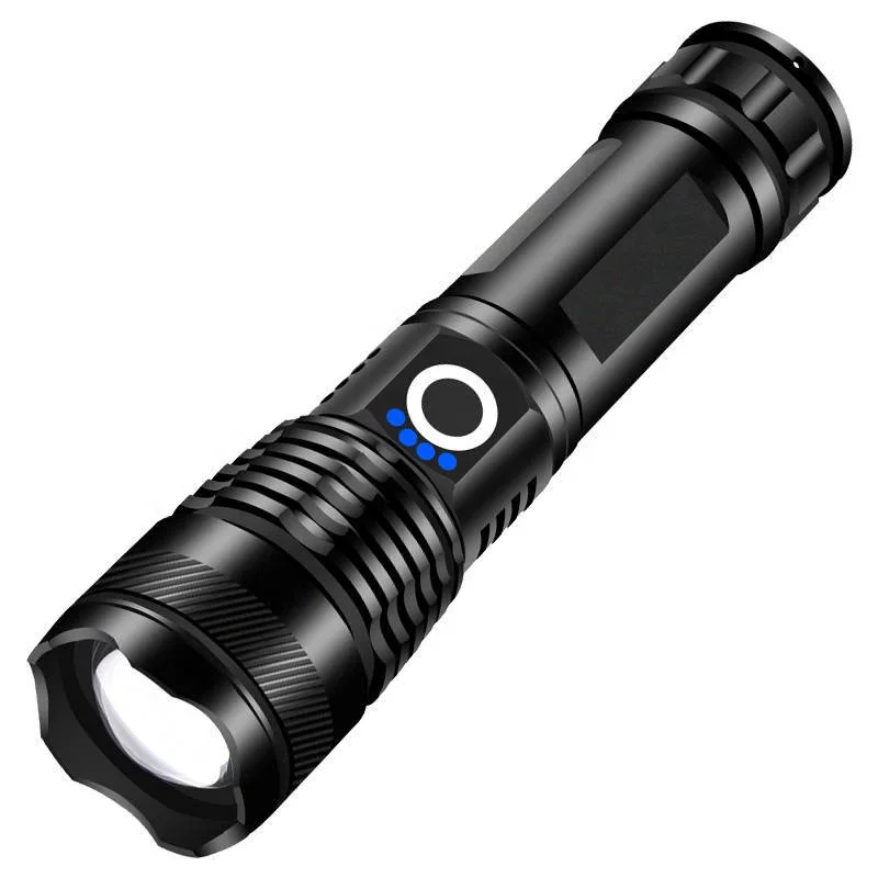 Waterproof 3000 High Lumens USB Rechargeable Tactical Flashlights XHP50 Flashlight Most Powerful Outdoor Portable LED Flashlight