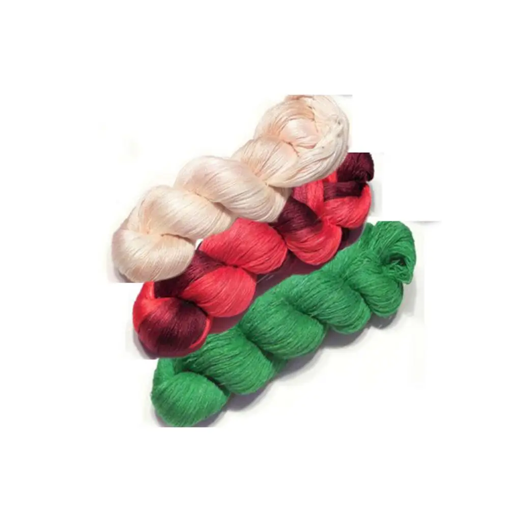 Charmkey textile good quality and cheap 100% silk yarn for hand knitting yarn prices for gloves yarn