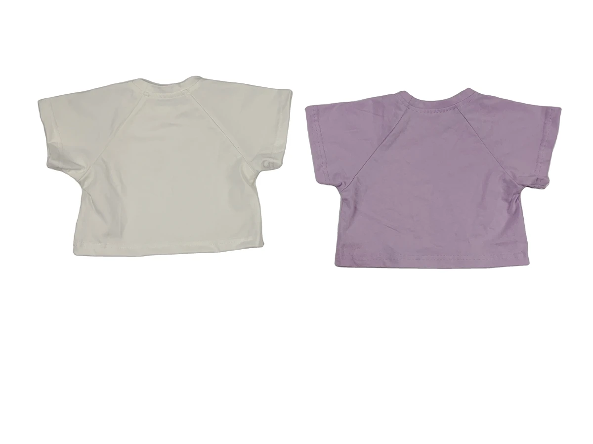 Factory custom Logo Toddler knitted cotton T-shirt Big Bro Neutral Infant boys girls cute casual tee Kid Clothing