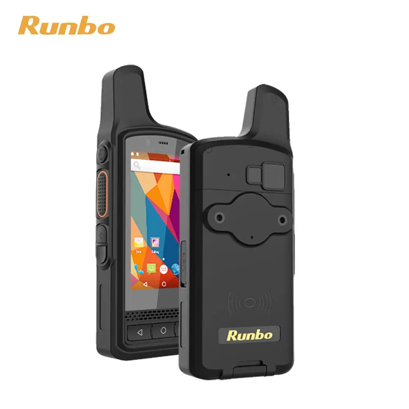 
 Runbo Портативный прочный смартфон android 4G poc двухстороннее радио 3500 мАч с NFC wifi gps  