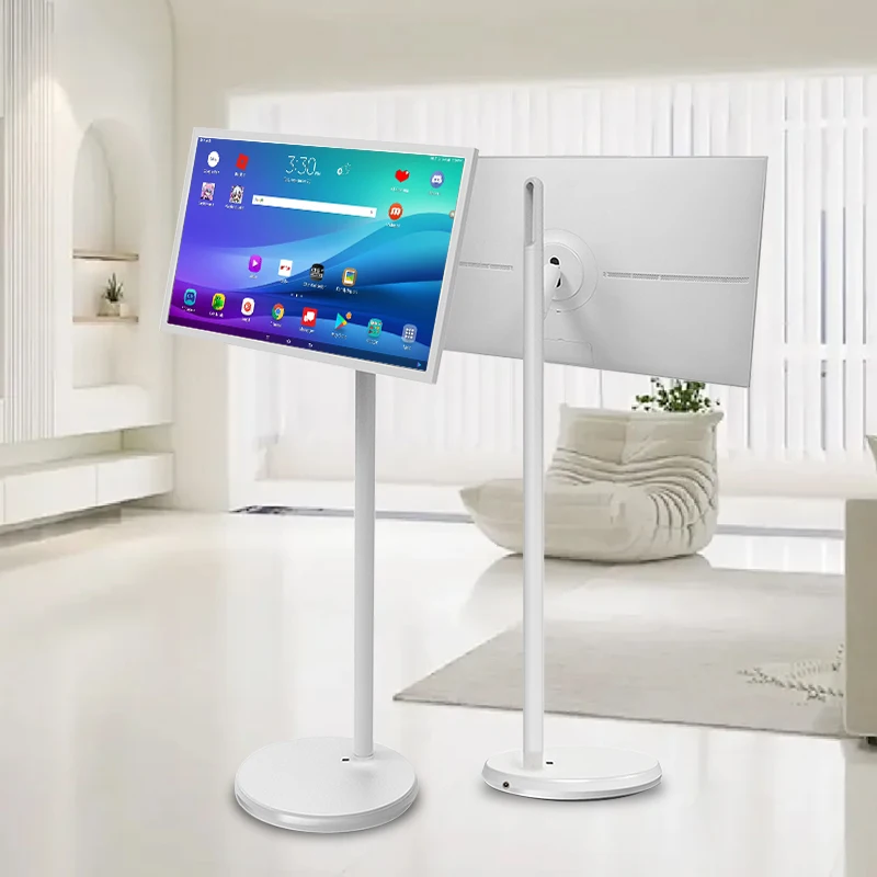 Live Interactive 21.5/24/27 Inch Mobile Android Smart Touch Screen Wireless Monitor Rotate Adjustable Portable Tv