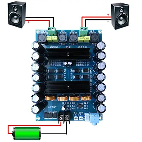 Плата цифрового усилителя мощности HIFI TPA3116 2 1 Blueteeth 5 0 класса D 100 Вт +