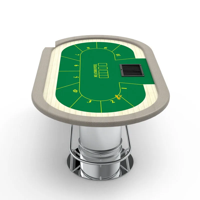 Оптовая продажа от производителя YH, деревянные покерные столы для казино Делюкс, 10 игроков, Техасский Холдем