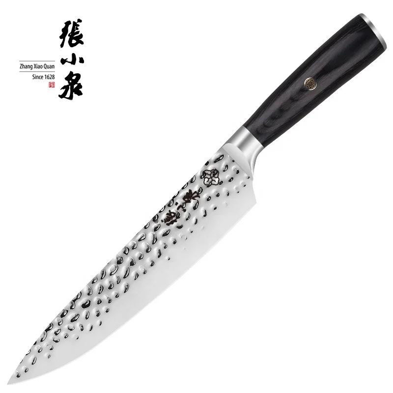 Hammer finished chef knife stainless steel knives japanese chef knife