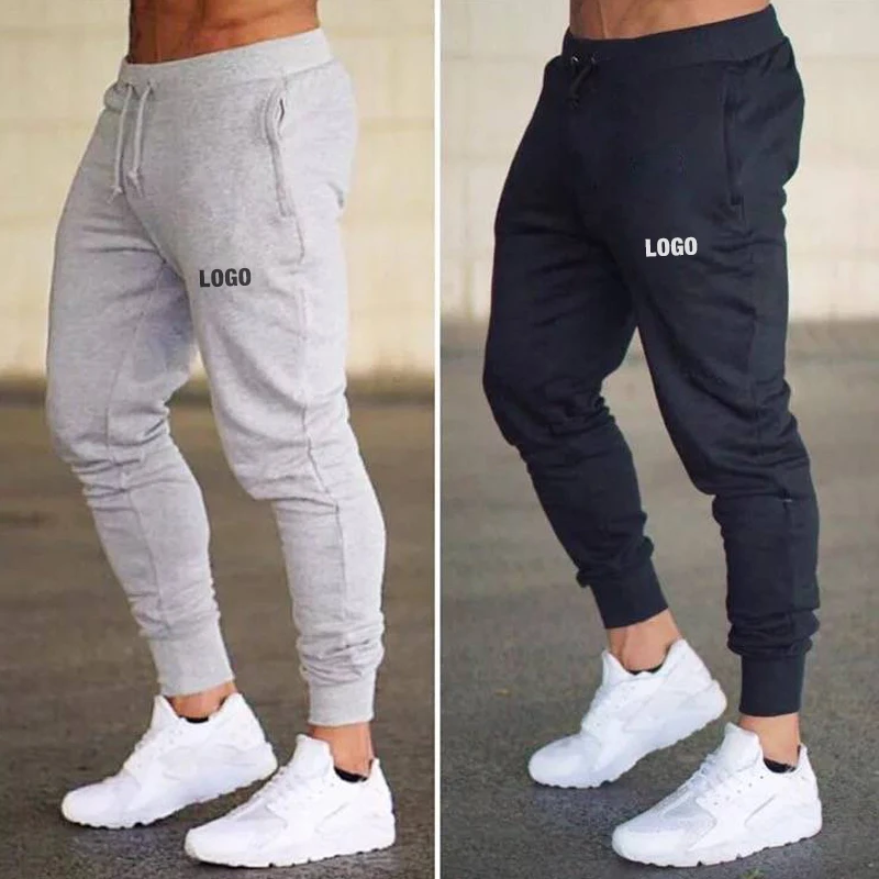  Custom cotton sweatpants gym sports pants for mens jogger pant Mens Gym Joggers Training Fitness Sweatpants Jogger Tie-up