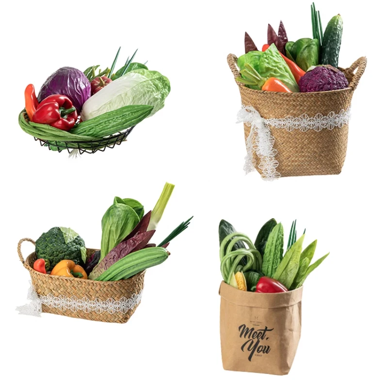 Wholesale Props Studio Shooting Props Window Display Cabbage Vegetable Model Simulation Vegetables