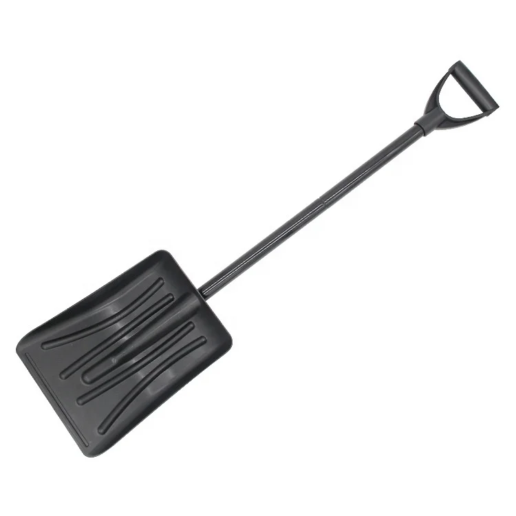 15 Inch Black Snow Shovel Garden Leaf Clear Snow Sand Mud Removal Scooper Tool for Winter Driveway Car