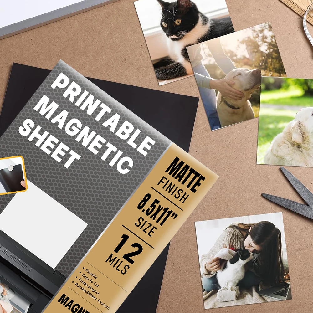 0.5Mm Shiny Shielding Thick Printing Rainbow 8X11 Magnetic Logo Paper Magnets Fridge Wholesale 0.6Mm Magnet Sheet Logo Printing