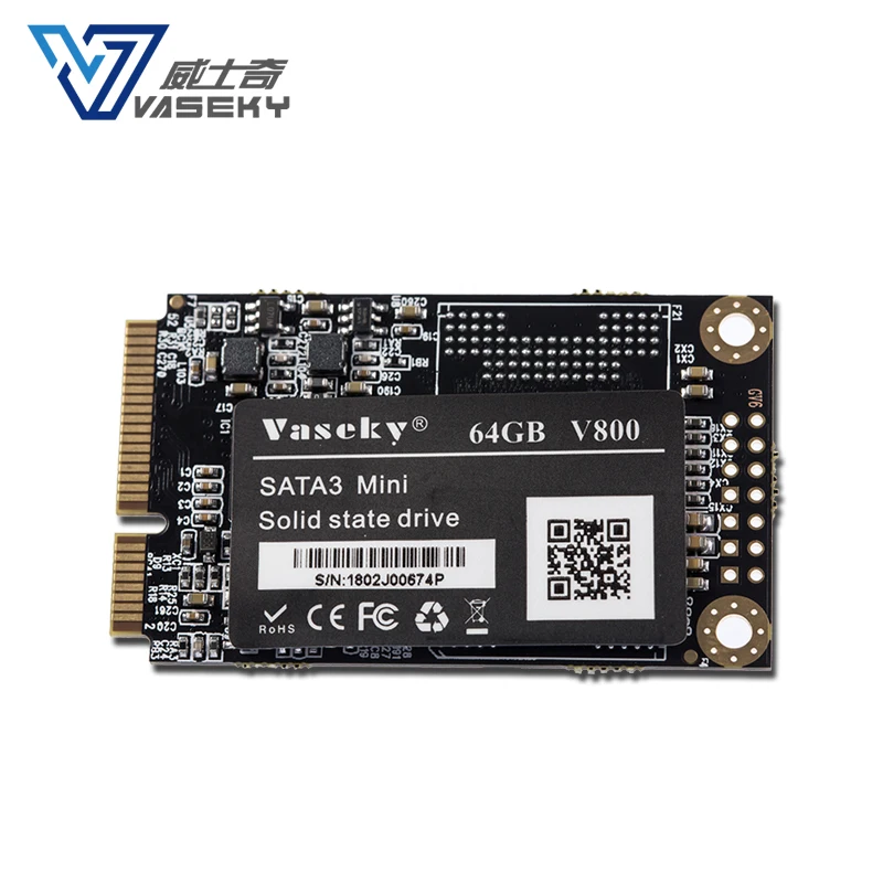 Жесткий диск Vaseky msataIII V850 для ноутбука компьютера SSD MSATA3 6 Гбит/с 256 ГБ 128 Гб ssd msata 2 5