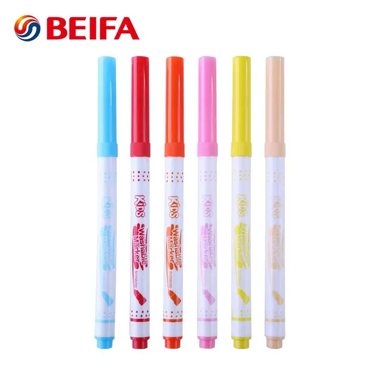 
Beifa Brsy0009 Silm Shape Multi Colors Children Painting Water Color Pen For Kids, Marker Pen, Watercolor Brush 