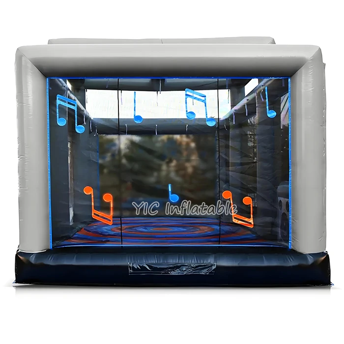 Boombox Bouncer House Inflatable bounce house inflatable playground for kids- Disco Inflatable Party Rental with Boombox Design