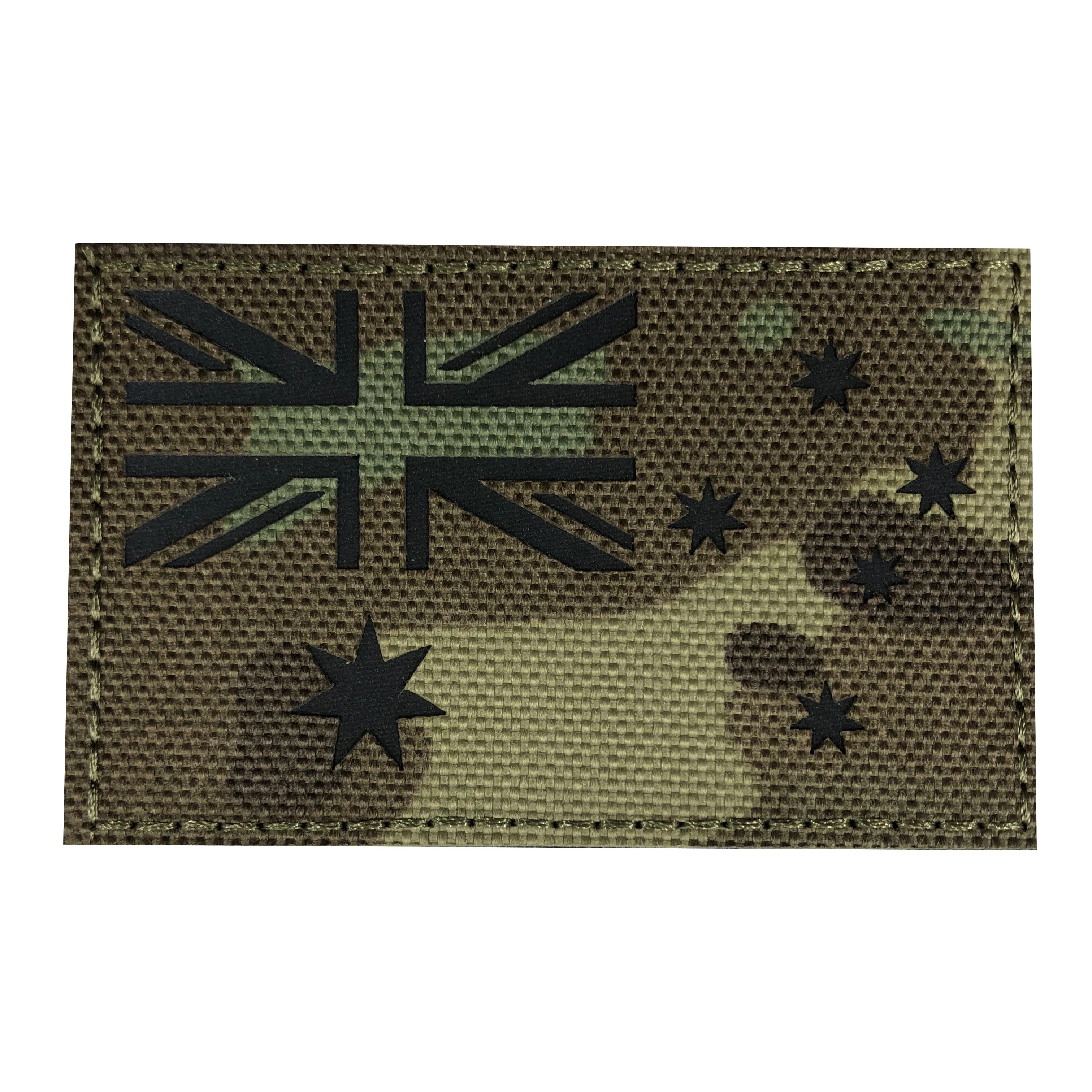 Tactical Patches IR Laser Cut Infrared Reflective Australia AU Tactical Hook&Loop Patch for Clothing Helmet Vest