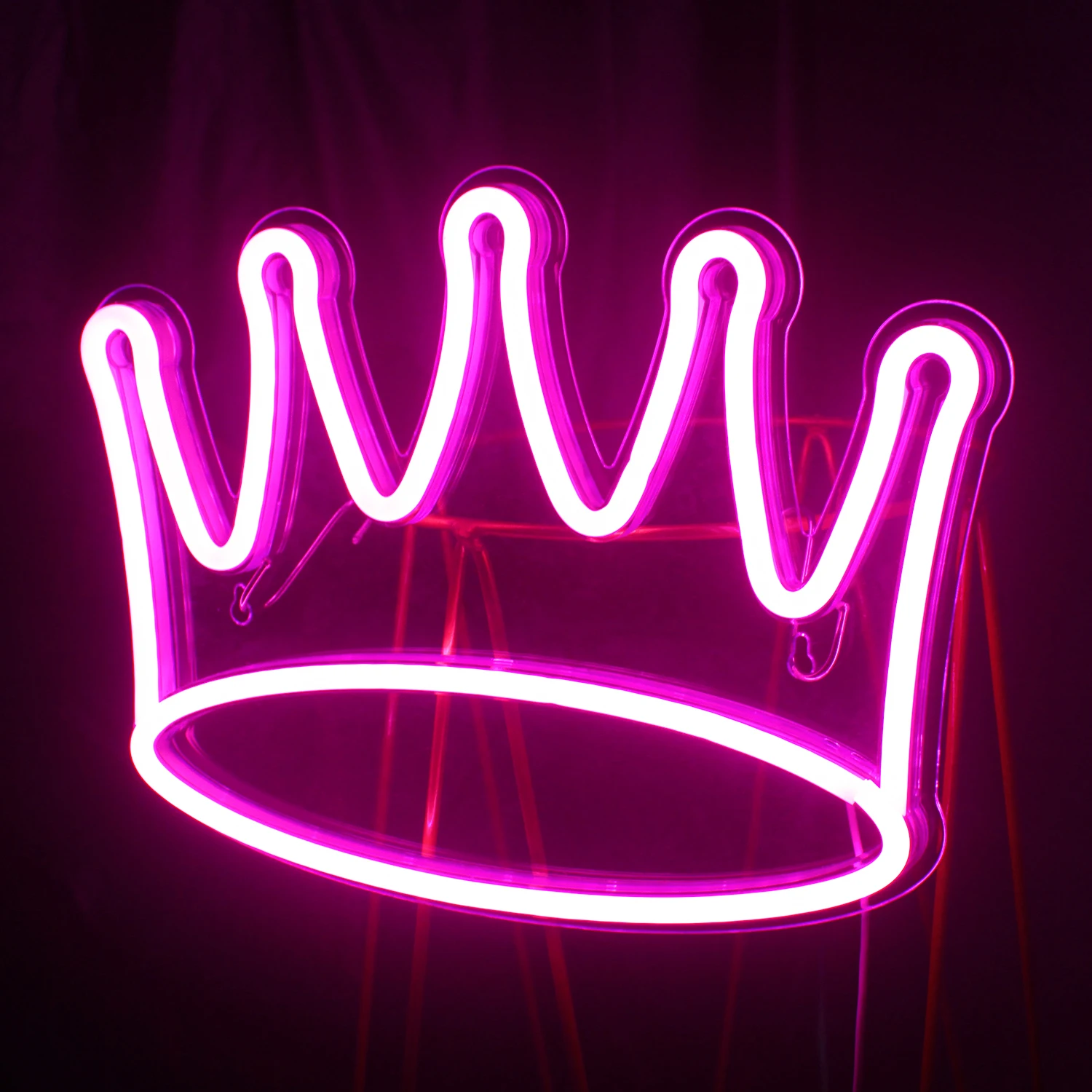 Wanxing Birthday Neon Sign Custom  Crown LED Neon Light Party,Sweet Birthday Gifts