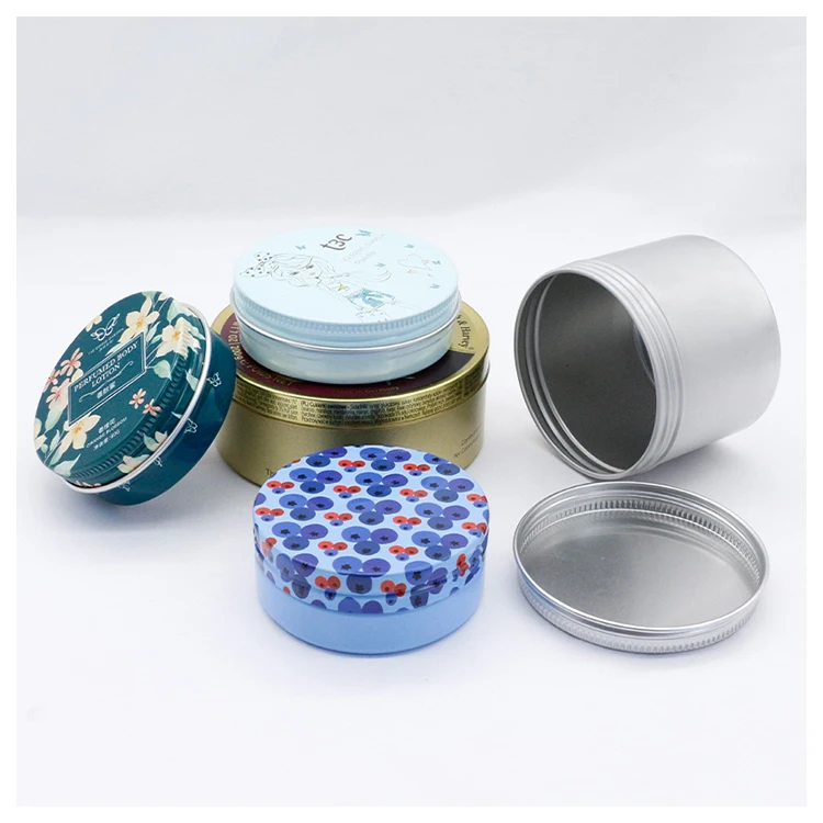 
Eco friendly customized colored 50g 100g 100ml 200ml 250 ml round hand cream face cream cosmetic jar 