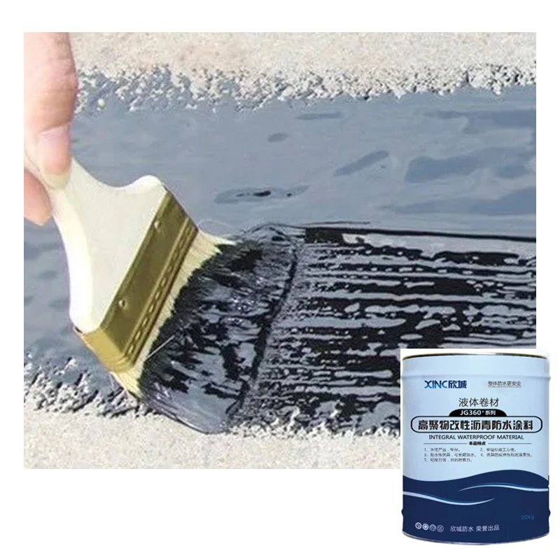 Water-based Industrial Paint Liquid Coil Polymer Modified Asphalt Waterproof Coating