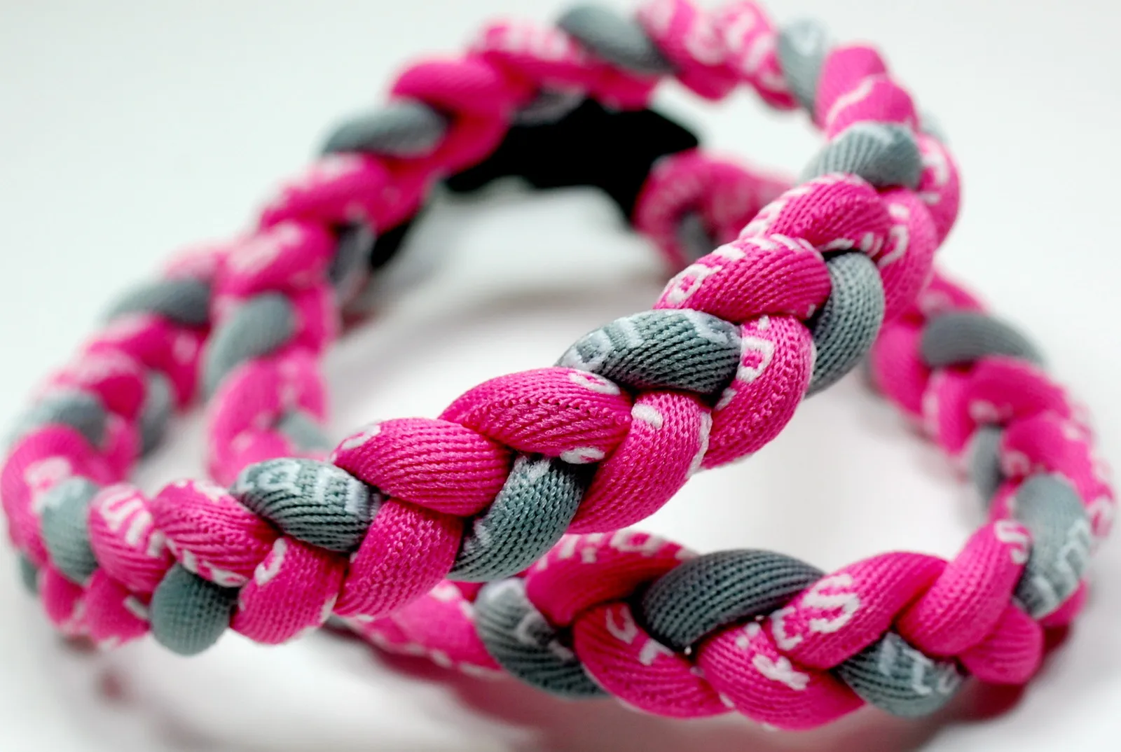 wholesale Tornado braided baseball Necklace Sports Titanium 3 Rope Braided Sport Rope baseball Necklace