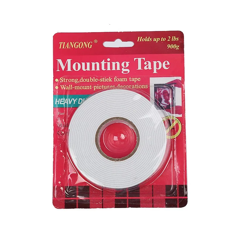 High viscosity blank foam double-sided tape