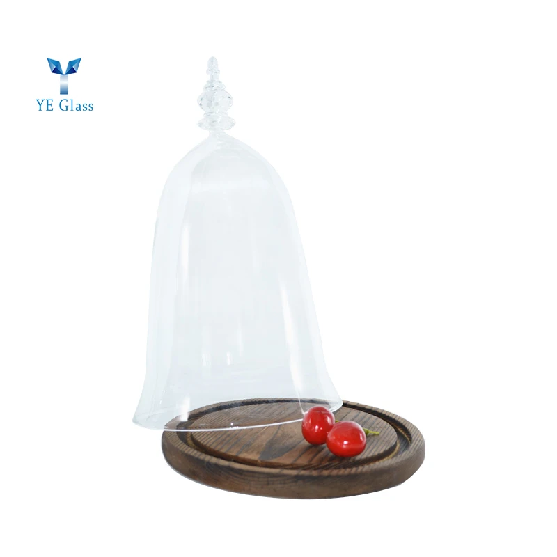 Cloche стеклянный колпак прозрачный купол без