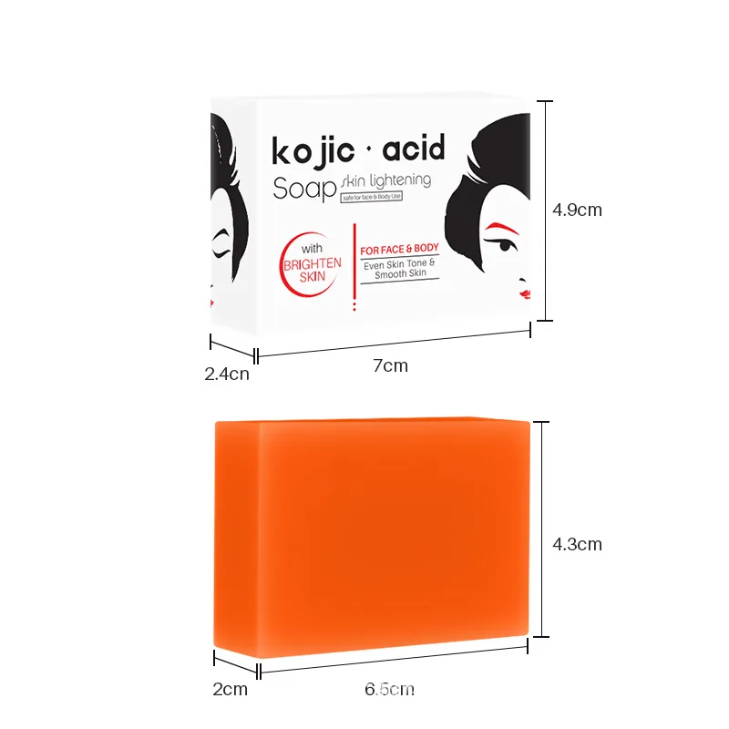 Kojic acid soap papaya essential oil cleansing bathing scented