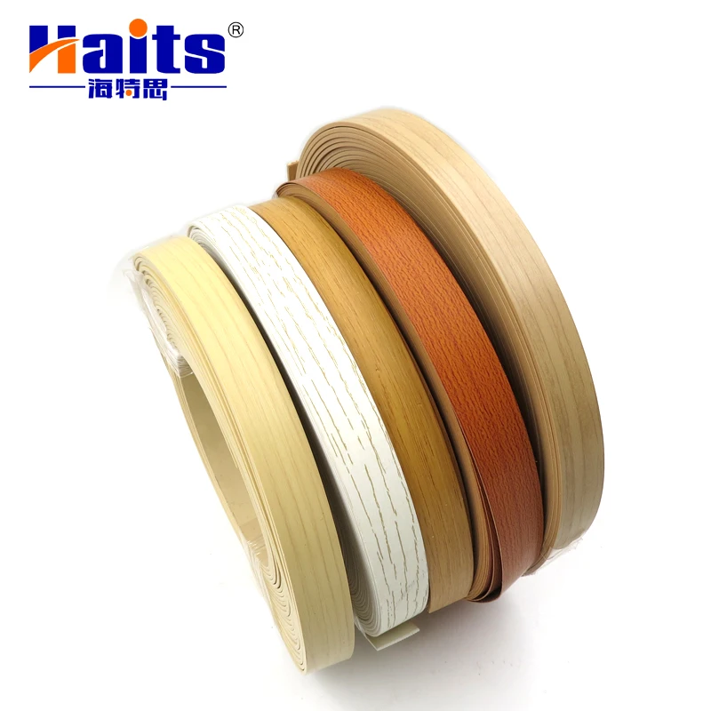 Haits Furniture PVC Edge Banding Wood Grain Solid Color PVC Edge Banding Tapes