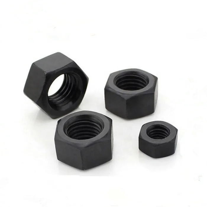 Good Quality plastic nylon black Hex Nut