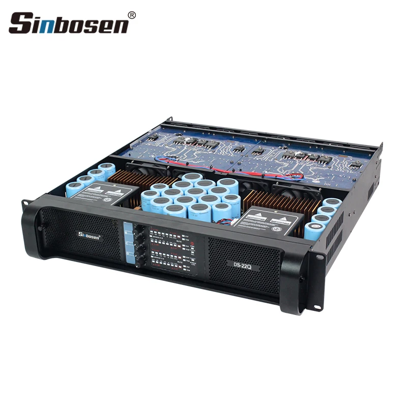 DS-22Q Powerful 4 Ohm Power Amplifier Channel 15000w Audio for Subwoofer