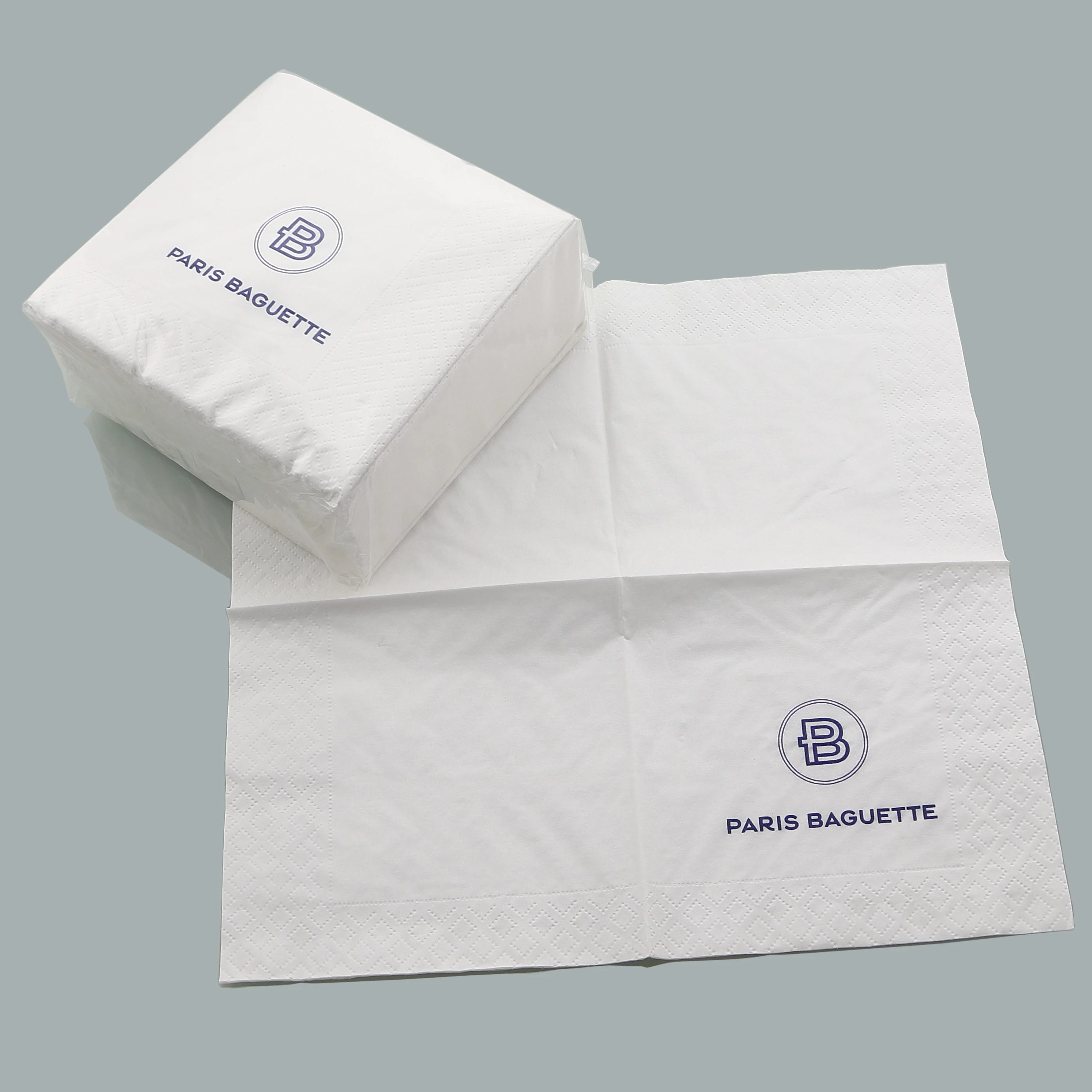 Biodegradable & compostable Printed paper napkin serviette Tissue paper serviette Food contact safe printing napkin