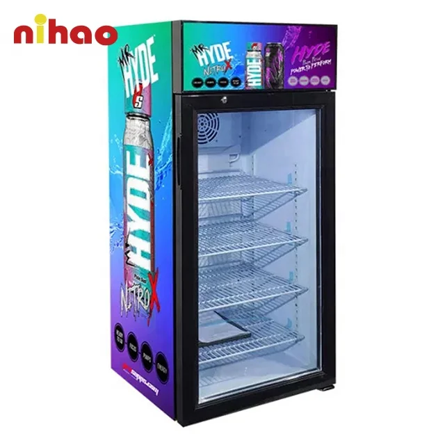 NIHAO Advertising Customized 70L Customize High Quality Promotional Mini Fridge Cooler Wholesale for Bar Promotion
