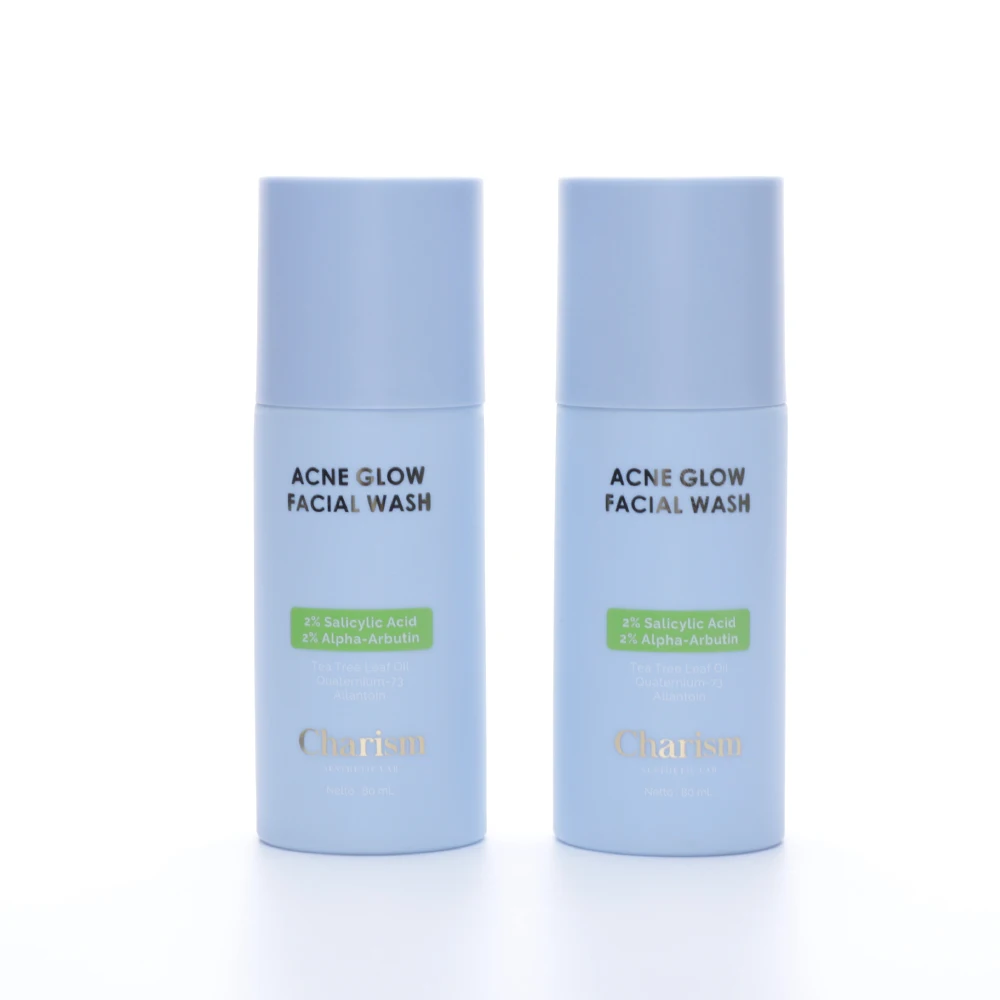 Wholesale Custom Luxury Facial Wash Bottles With Screw Cap Pet Plastic Face Skincare Cosmetics Packaging Bottle