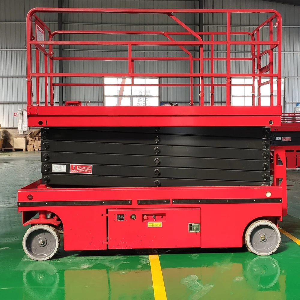 Ce Iso 14m Self Propelled Hydraulic Full Electric Scissor Lift Aerial Work Platform