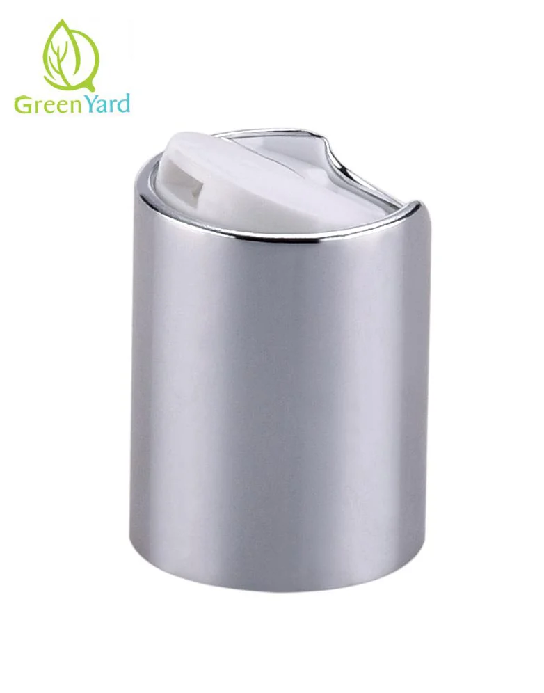 
24mm 28mm plastic screw cap aluminum press disc top cap for bottle liquid 