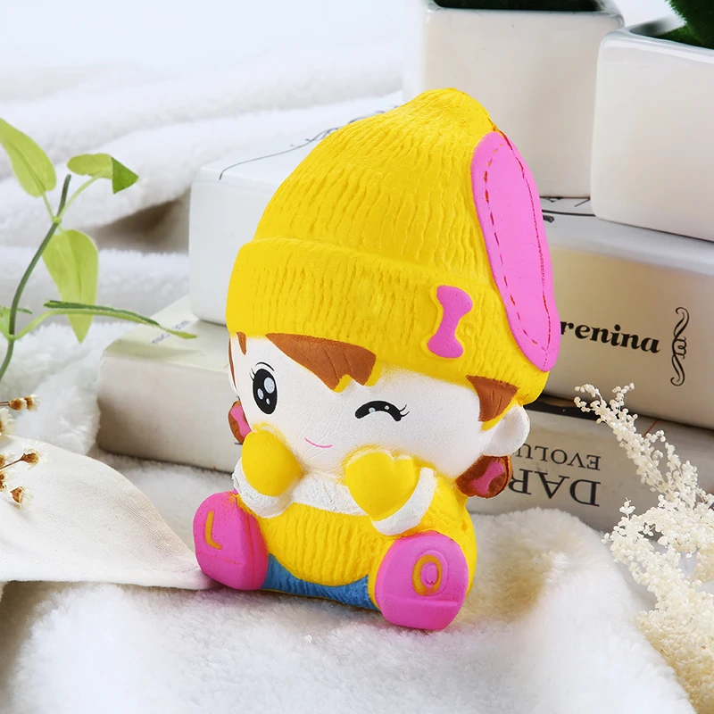 cute girl Squishy Toy Hot Selling Decompression Squeeze Toy PU Stress Balls portrait Toys