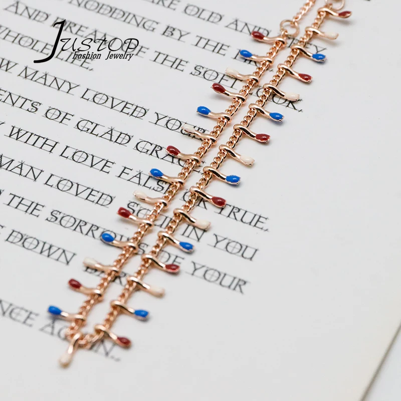 Модные стильные изысканные эпоксидные латунные браслеты