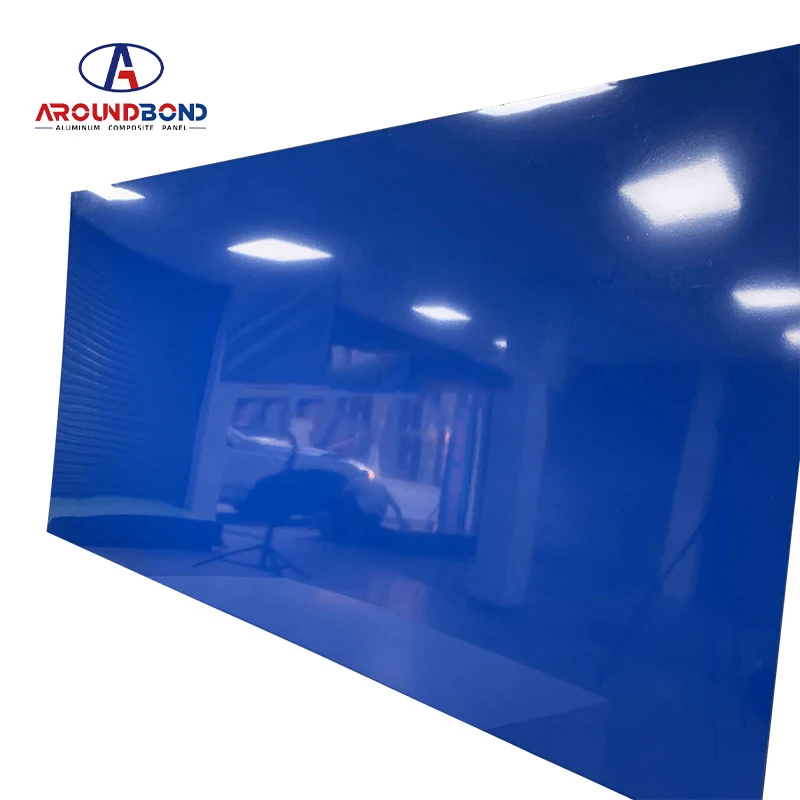 high glossy pvdf coated cladding material exterior construction material for projects high quality panels