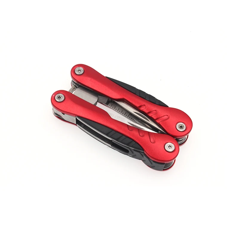 12-in-1 Mini Multi-Function Multipurpose Folding Pocket Pliers DIY Grade Steel Hand Tool with Blade and Screwdriver