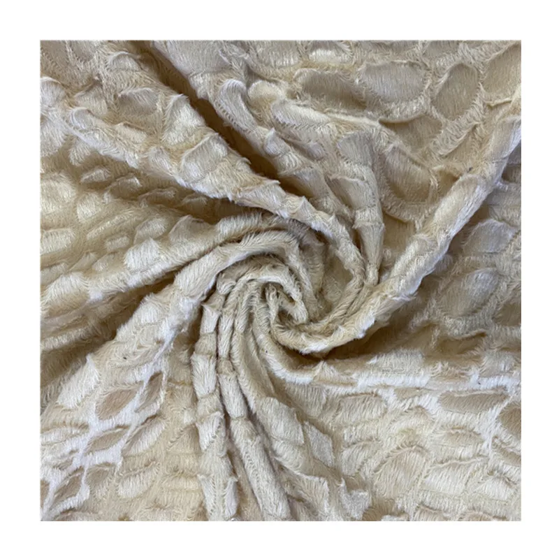 Tricot Polyester Italy Velvet Fabric For Garment