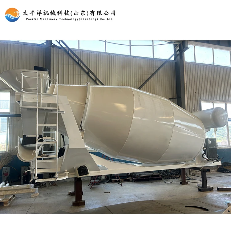 Portable concrete mixer drum 6m3 7m3 8m3 9m3 10m3 12m3 self loading concrete transit mixer truck