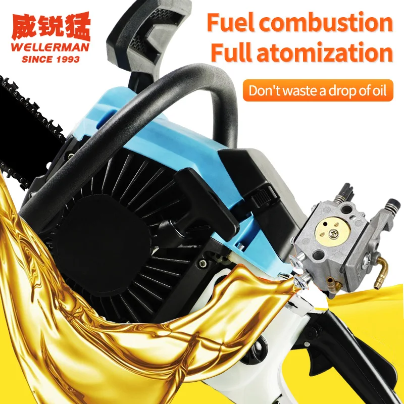 WR-Y High Power 2 Stroke Chain Saws 5200 Motosega 58cc Engine Gasoline Chainsaw for Sale